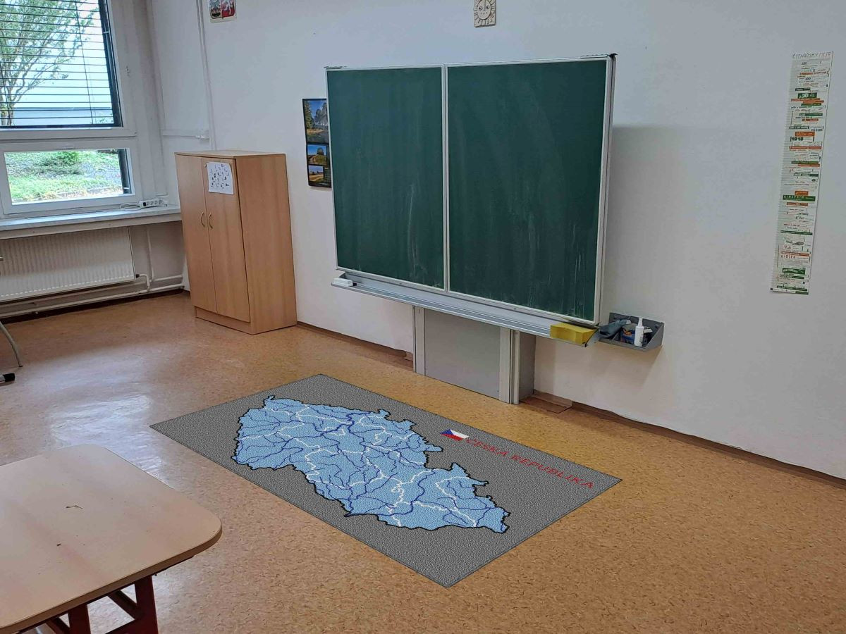 Didaktický koberec MAPA ČR - VODSTVO